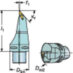 C5-SVMBL-00115-16 Capto® and SL Turning Holder - Makers Industrial Supply