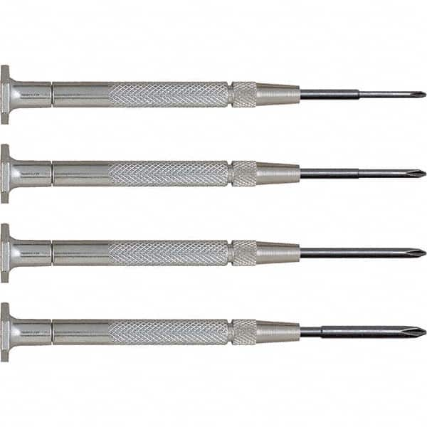 Moody Tools - Precision & Specialty Screwdrivers Type: JIS Overall Length Range: 3" - 6.9" - Makers Industrial Supply