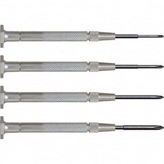 Moody Tools - Precision & Specialty Screwdrivers Type: JIS Overall Length Range: 3" - 6.9" - Makers Industrial Supply