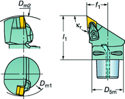 C5-CDJNL-35060-15-4 Capto® and SL Turning Holder - Makers Industrial Supply