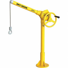 Sky Hook - 500 Lb Steel Lifting Hook Crane - Makers Industrial Supply