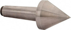 Riten - 3-1/2" Head Diam, Hardened Tool Steel Pipe Nose Point Solid Dead Center - 5MT Morse Taper, 3-1/2" Point Diam, 3.017" Point Length, 4.03" OAL - Makers Industrial Supply