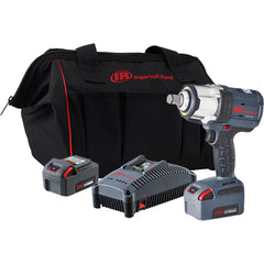 Ingersoll-Rand - Cordless Impact Wrenches & Ratchets; Voltage: 20.00 ; Drive Size (Inch): 0.75 ; Battery Chemistry: Lithium-Ion ; Handle Type: Pistol Grip ; Speed (RPM): 1900 ; Blows Per Minute: 2450 - Exact Industrial Supply