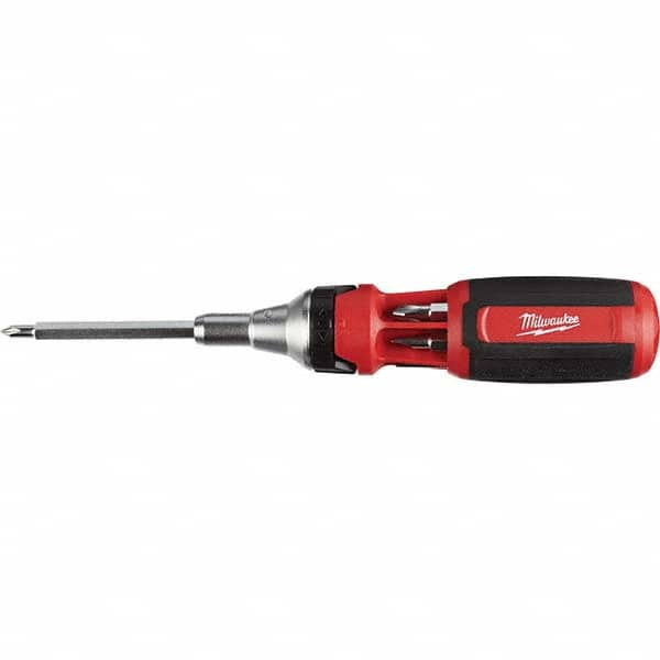 Milwaukee Tool - Screwdriver Bit Sets Type: Multi-Bit Screwdriver; Mulit-Purpose Tool Drive Size: 1/4 (Inch) - Makers Industrial Supply