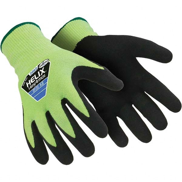 HexArmor - Size S (7), ANSI Cut Lvl A9, Nitrile Coated Cut Resistant Gloves - Makers Industrial Supply