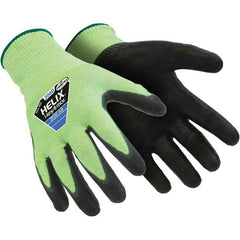 HexArmor - Size M (8), ANSI Cut Lvl A9, Polyurethane Coated Cut Resistant Gloves - Makers Industrial Supply