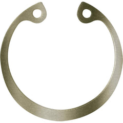 Internal Retaining Rings; Ring Type: HO Style; Groove Diameter: 2.186; Bore Diameter (Decimal Inch): 2.0620; Groove Diameter Tolerance: +0.006/-0.006; Free Diameter: 2.28; Free Outside Diameter: 0; Material: Spring Steel; Groove Width (Decimal Inch): 0.08