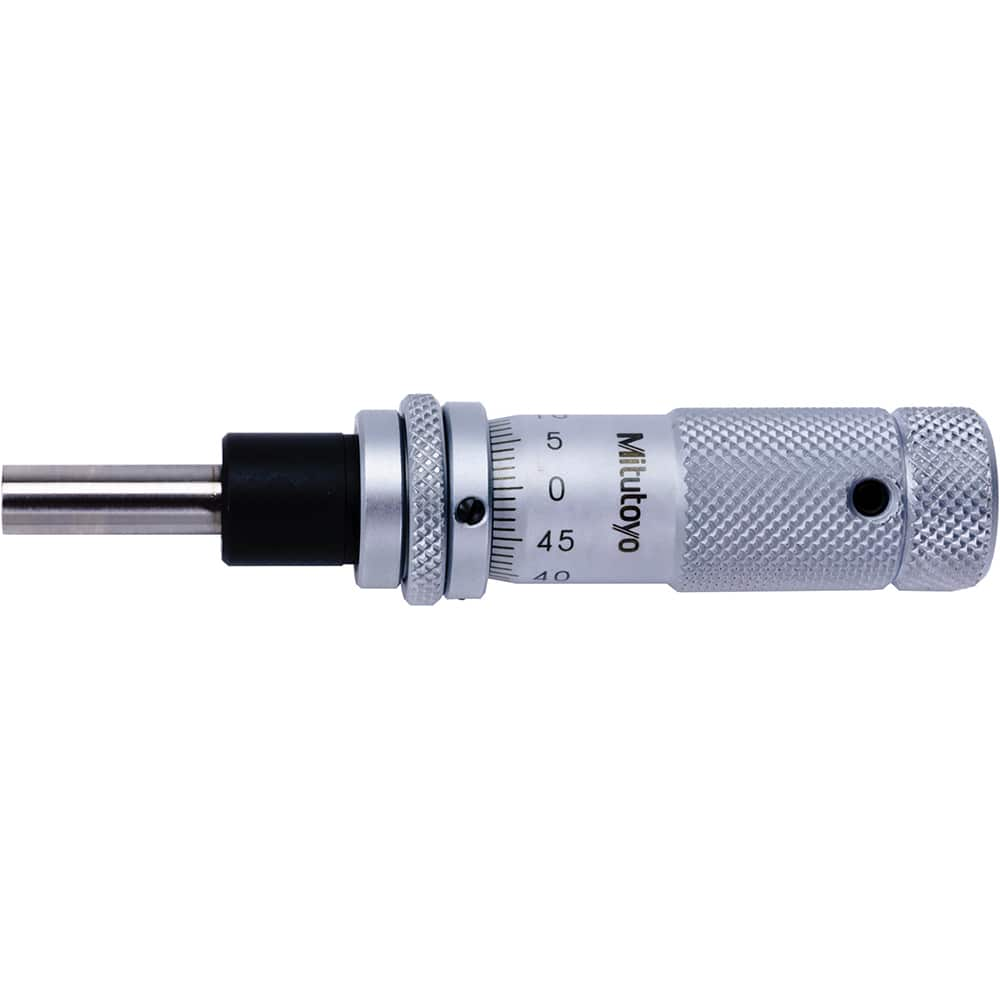 Mitutoyo - Mechanical Micrometer Heads; Minimum Measurement (Inch): 0 ; Minimum Measurement (Decimal Inch): 0 ; Minimum Measurement (mm): 0 ; Maximum Measurement (mm): 13.00 ; Digital Counter: No ; Graduation (mm): 0.010 - Exact Industrial Supply