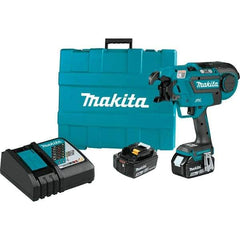 Makita - Cordless Rebar Tying Tool Voltage: 18.0 Rebar Size Capacity: #5 x #5 - Makers Industrial Supply