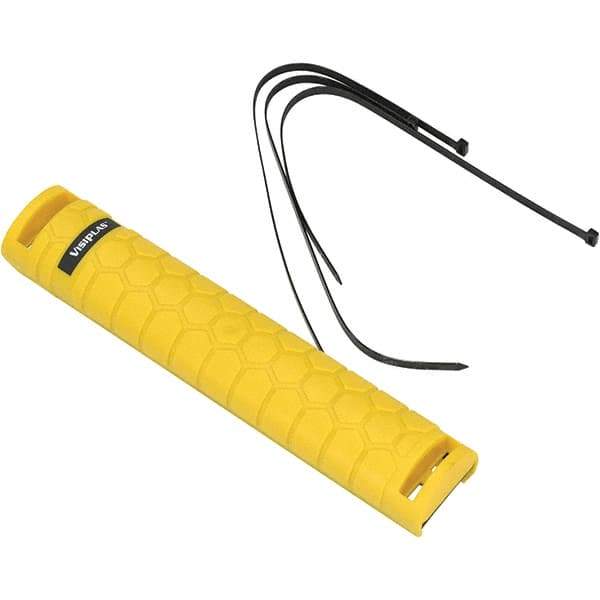 Vestil - 3" Long, Polyethylene Rack Guard - Yellow - Makers Industrial Supply