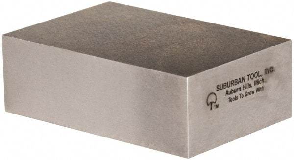 Suburban Tool - 0.0002 Squareness Per Inch, Hardened Steel, 1-2-3 Block Setup Block - Sold As Individual - Makers Industrial Supply