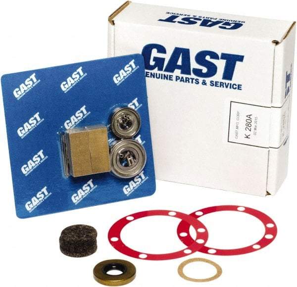 Gast - Air Actuated Motor Accessories Type: Repair Kit For Use With: 4AM-NRV-70C & 4AM-70C-CB60 - Makers Industrial Supply