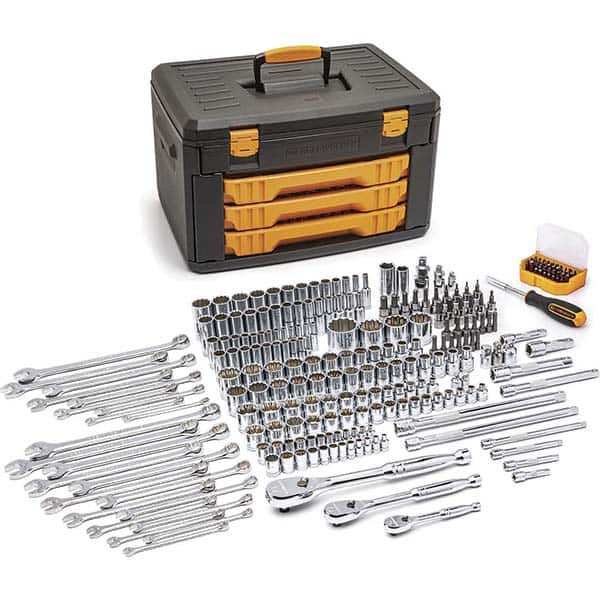 GearWrench - Combination Hand Tool Sets Tool Type: Master Mechanics Tool Set Number of Pieces: 243 - Makers Industrial Supply