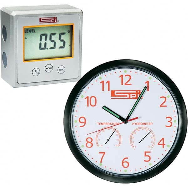 SPI - Digital & Dial Protractors Style: Digital Measuring Range (Degrees): 0-90 - Makers Industrial Supply