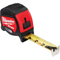 Milwaukee Tool - 25' x 1-5/16" Yellow/Black Blade Tape Measure - Exact Industrial Supply