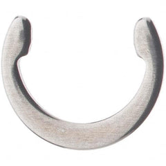 Rotor Clip - 5/16" Shaft Diam, 0.276" Groove Diam, Stainless Steel External C Style Retaining Ring - Makers Industrial Supply