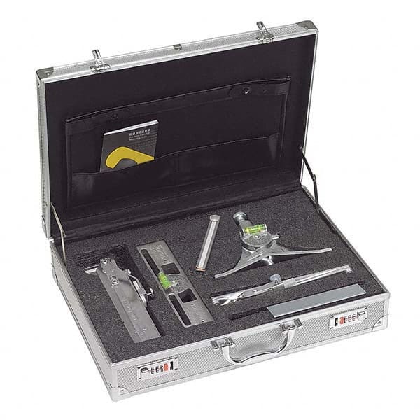 Jackson Safety - Layout & Setup Kits Type: Accessory Kit Contents: #1 Curvo-Mark Marker; #7 Centering Head; #8 Pro-Mag Level; Standard Radius Marker; Square Soap Stone & Holder; Loackable Metal Carrying Case - Makers Industrial Supply