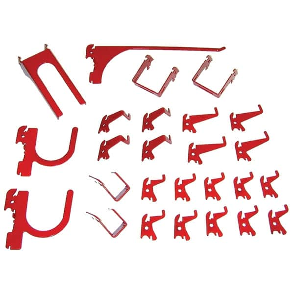 Wall Control - Pegboard Hook Sets For Use With: Any Wall Control Broad & Industrial Pegboard Contents: (26) Assorted Slotted Pegboard Hooks & Brackets - Makers Industrial Supply