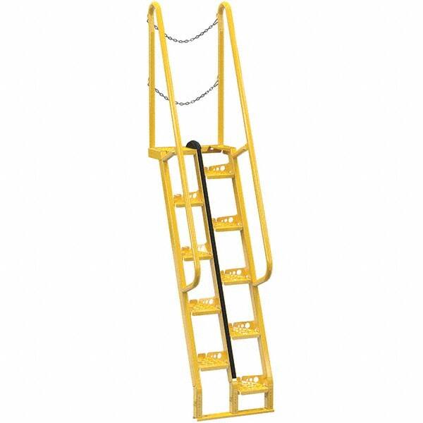 Vestil - 113-3/4" High 350 Lb Capacity 10 Step Alternating Tread Stair - Makers Industrial Supply