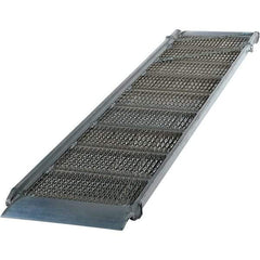 Vestil - 85" Long x 26" Wide, Aluminum Walk Ramp - 2,800 Lb Load Limit - Makers Industrial Supply