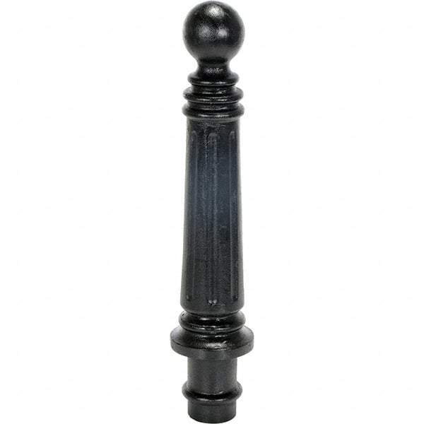 Vestil - 5" Diam x 28" High, Black Iron Bollard - Makers Industrial Supply