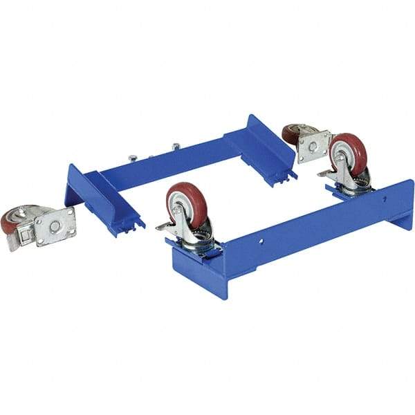 Vestil - Drum Caddy - 4 Swivel Casters with Steel Wheels - Makers Industrial Supply