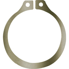 External Retaining Rings; Ring Type: SH Style; Groove Diameter: 42.5; Groove Diameter Tolerance: -0.025; Free Diameter: 41.5; Free Outside Diameter: 0; Material: Spring Steel; Finish: Zinc Dichromate; Material: Spring Steel; Groove Depth: 1.25; Ring Thick