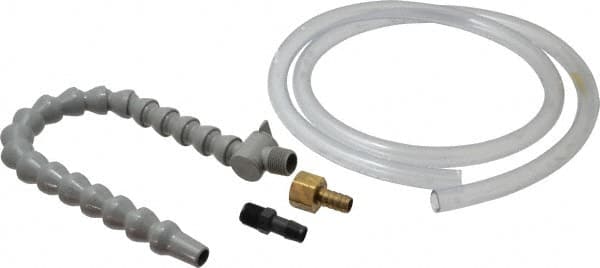 Graymills - 2 Piece, 60" Hose Length, 1/2" Nozzle Diam, 1/2" Hose ID, Coolant Hose Kit - For Flood-Type Coolant Systems - Makers Industrial Supply