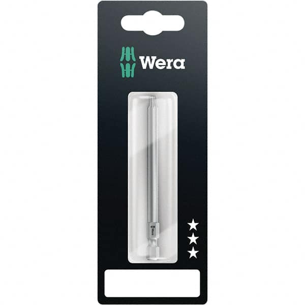 Wera - 1/4" Torx Bit - 1/4" Drive, 89mm OAL - Makers Industrial Supply