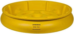 Eagle - 10 Gal Sump, 1,000 Lb Capacity, 1 Drum, Plastic Drum Tray - 6" High - Makers Industrial Supply