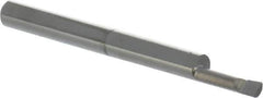 Scientific Cutting Tools - 0.08" Min Bore Diam, 0.3" Max Bore Depth, 1/8 Shank Diam, Boring Bar - Right Hand Cut, Solid Carbide, Uncoated - Exact Industrial Supply