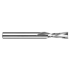 ‎End Mills for Plastics - 2 Flute - 0.0781″ (5/64″) Cutter Diameter × 0.6250″ (5/8″) Length of Cut Carbide Square Downcut End Mill for Plastic, 2 Flutes - Exact Industrial Supply