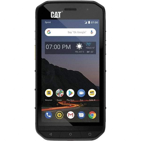 Cat - Smartphones Operating System: Android 8.1 Oreo Storage: 64GB/4GB Expandable to 128GB - Makers Industrial Supply