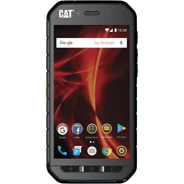 Cat - Smartphones Operating System: Android 8.0 Oreo Storage: 32GB/3GB Expandable to 128GB - Makers Industrial Supply