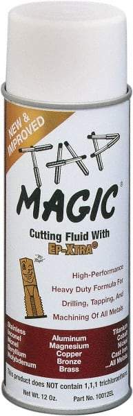 Tap Magic - Tap Magic EP-Xtra, 12 oz Aerosol Cutting & Tapping Fluid - Semisynthetic - Makers Industrial Supply