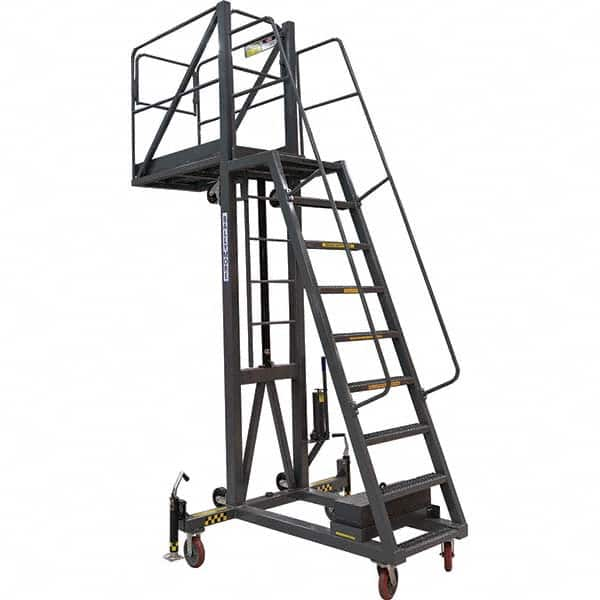 Ballymore - Rolling & Wall Mounted Ladders & Platforms Type: Tank Top Lift Style: Hydraulic - Makers Industrial Supply