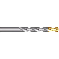 ‎3/16″ HSS Drill - 4xD - ANSI - Bright/TiN - 118 Degree Split Point E-code # A0123/16