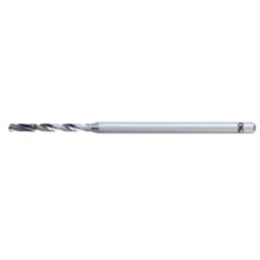 1.4 mm Dia. × 3 mm Shank × 14 mm Flute Length × 60 mm OAL, 5xD, IchAda, 2 Flute, No, Solid Carbide Drill - Exact Industrial Supply