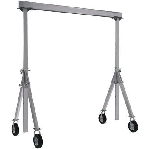 Aluminum Gantry Crane W/Pnu Caster 8 × 12 - Exact Industrial Supply