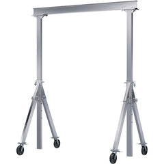 Adjustable Aluminum Gantry Crane 2K 12 × 8 VG Casters