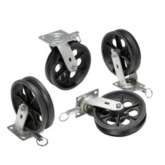 Alum Gantry Crane V-Groove Wheels 8 × 2 - Exact Industrial Supply