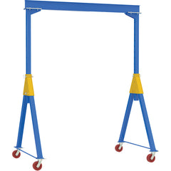 Knockdown Adjustable Steel Gantry Crane 6K 15 × 10 VG Casters