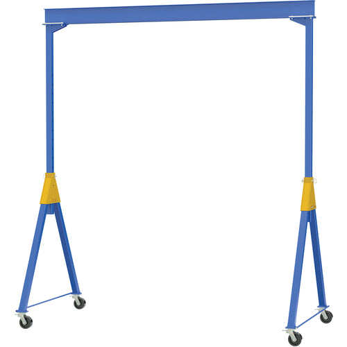 Knockdown Adjustable Steel Gantry Crane 6K 15 × 12 TL Casters