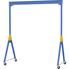 Knockdown Adjustable Steel Gantry Crane 8K 10 × 16 TL Casters