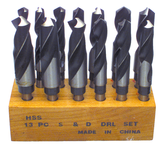 13 Pc. HSS Reduced Shank Drill Set - Makers Industrial Supply
