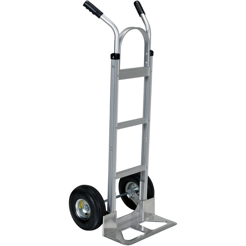 Aluminum Hand Truck W/ Pneumatic Wheels - Exact Industrial Supply