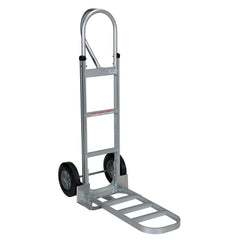 Alum P-Handle Hand Truck Hard Rubber - Exact Industrial Supply