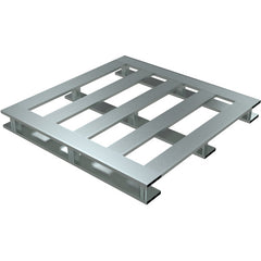 Heavy Duty Alum Pallet 4K 48 × 48 Skid Bottom - Exact Industrial Supply