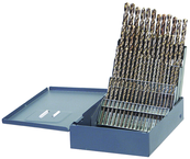 60 Pc. #1 - #60 Wire Gage HSS Bright Jobber Drill Set - Makers Industrial Supply