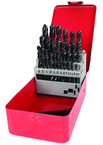 29 Pc. 1/16" - 1/2" by 64ths HSS Surface Treated Jobber Drill Set - Makers Industrial Supply